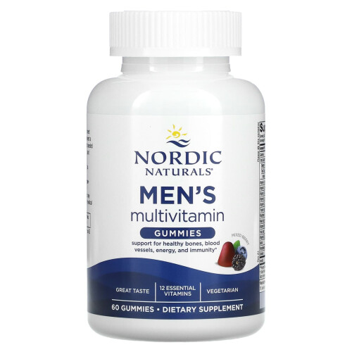 Nordic Naturals Multivitamín pro muže v gumových kapslích
