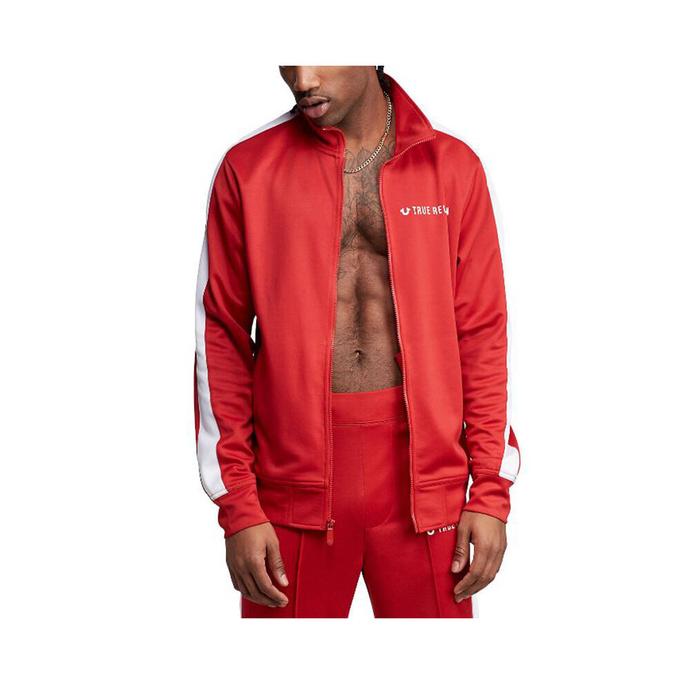 True Religion (Xl) Mens Track Jacket Red Top