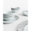 80 Piece Grey Heart Combo Dinner Set 2