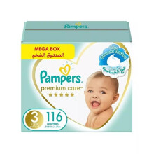 Pampers Premium Care Diaper Ultimate Skin Protection Size 3 For 6-10 Kg 116's