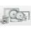 80 Piece Grey Heart Combo Dinner Set 1