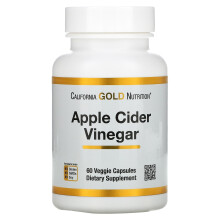 California Gold Nutrition, Apfelessig, 60 Vegetarische Kapseln