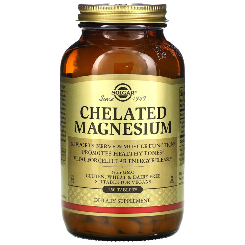 Solgar Solgar, Chelateerde Magnesium, 250 Tabletten