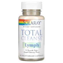 Solaray, Total Cleanse, Lymph, 60 pflanzliche Kapseln