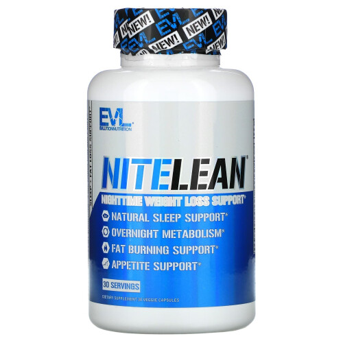 EVLution Nutrition, NiteLean, 30 Veggie Capsules