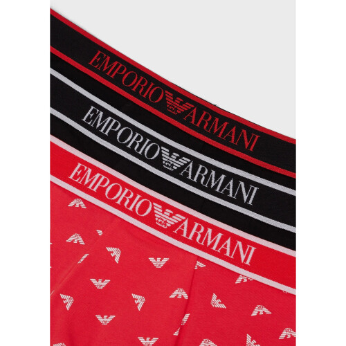 Armani (M) Emporio Armani 3 Pack Trunks - Stretch Cotton -BRB 2