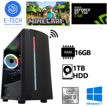 Gaming PC - i3 10100F / 16GB DDR4 / 1TB HDD / Nvidia GT 730 / Win 11