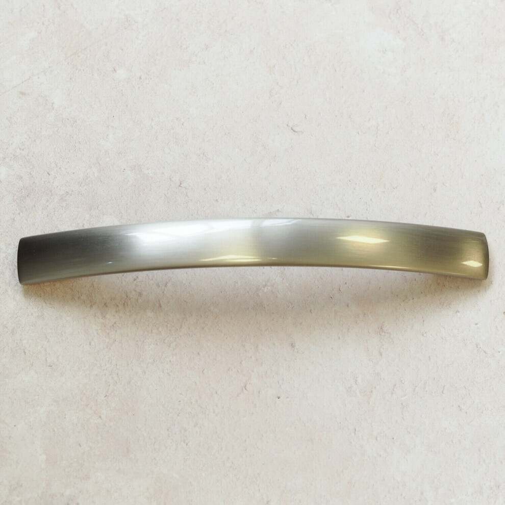 (160mm Handle ) Brushed Nickel Bow Handles 128mm & 160mm & Knob