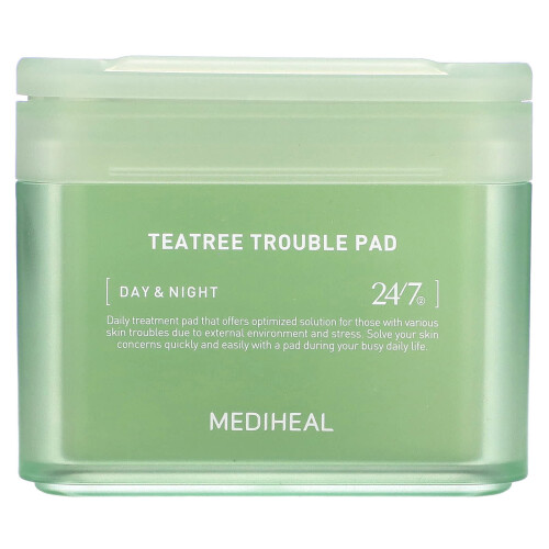MEDIHEAL, Teebaum-Problem-Pad, 100 Pads, 5,74 fl oz (170 ml)