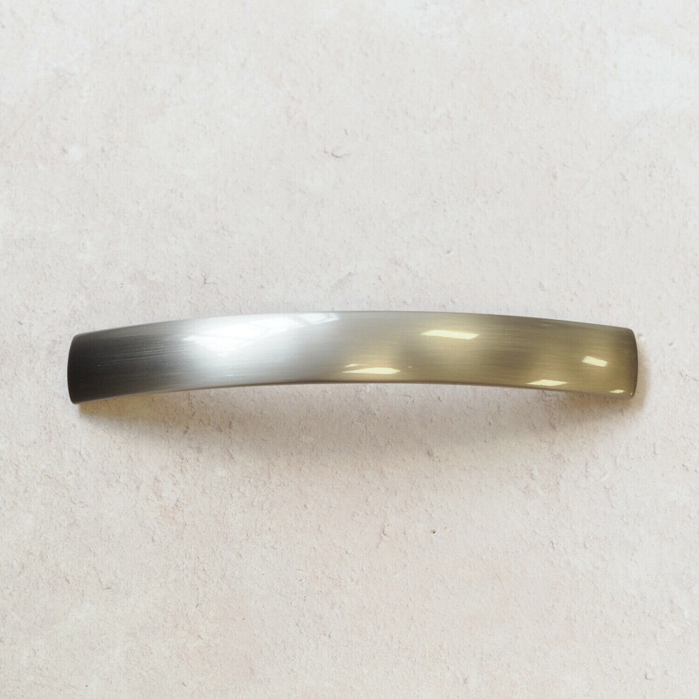 (128Mm Handle) Brushed Nickel Bow Handles 128Mm & 160Mm & Knob 5060796701821