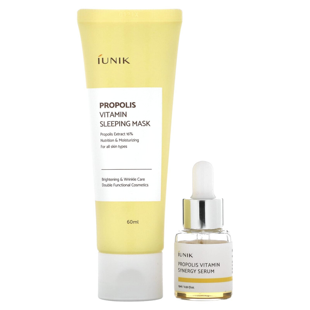 Iunik Cream Propolis Edition Skin Care Set, & Mini Serum, 2 Piece Set