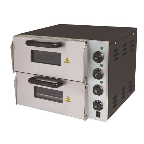 Commercial Electric Pizza Oven 2 chambers EP2PT