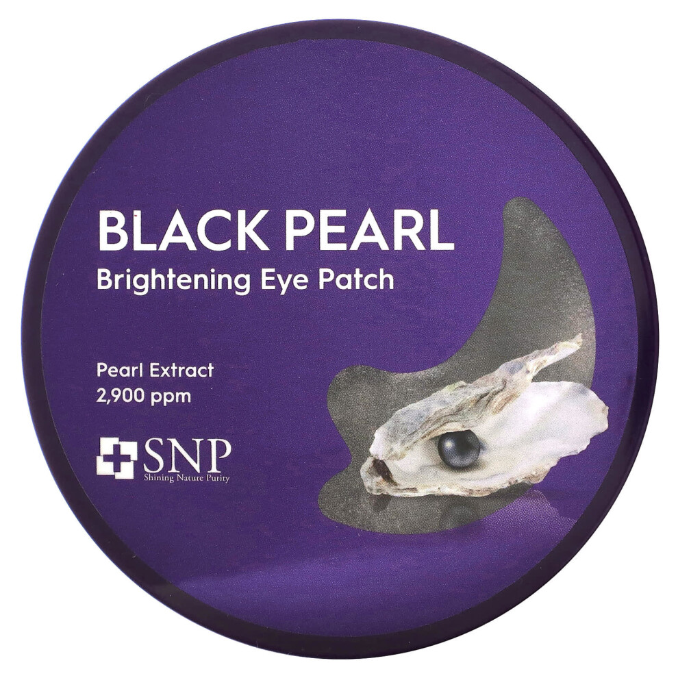 Snp Black Pearl, Brightening Eye Patch, 60 Patches, 0.04 Oz (1.25 G) Each