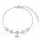 Philip Jones Jewellery April Birthstone Bracelet Created with Diamond Zircondia Crystals 7