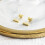 Philip Jones Jewellery Gold Plated Bar Earrings 4