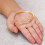 Philip Jones Jewellery Gold Plated Link Bangle Created with Zircondia Crystals 5