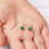 Philip Jones Jewellery Green Aventurine Stud Earrings 5