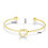 Philip Jones Jewellery Gold Plated Love Knot Cuff Bangle 6
