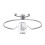Philip Jones Jewellery Initial Friendship Bracelet Letter L Created with Zircondia Crystals 6