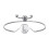 Philip Jones Jewellery Initial Friendship Bracelet Letter L Created with Zircondia Crystals 2