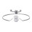 Philip Jones Jewellery Initial Friendship Bracelet Letter H Created with Zircondia Crystals 1
