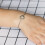 Philip Jones Jewellery Initial Friendship Bracelet Letter A Created with Zircondia Crystals 3