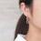 Philip Jones Jewellery Rose Gold Plated Infinity Drop Earrings Created with Zircondia Crystals 4