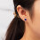 Philip Jones Jewellery Lapis Heart Stud Earrings 3