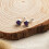 Philip Jones Jewellery Lapis Heart Stud Earrings 4