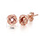 Philip Jones Jewellery Rose Gold Plated Love Knot Earrings 6
