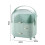 Living And Home (Light green) Dustproof Makeup Cosmetic Organizer with Handle 6