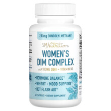 SMNutrition, Ženský komplex DIM, 250 mg, 60 kapslí