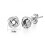 Philip Jones Jewellery Silver Plated Love Knot Earrings with Quote Card 7