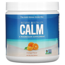 Natural Vitality, CALM, Anti-stress Drink Mix, Orange, 8 oz (226 g)