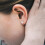 Philip Jones Jewellery Sterling Silver 5mm Round Earrings Created with Zircondia Crystals 3