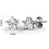 Philip Jones Jewellery Star Earrings Created with Zircondia Crystals 6