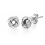 Philip Jones Jewellery Silver Plated Love Knot Earrings with Quote Card 3