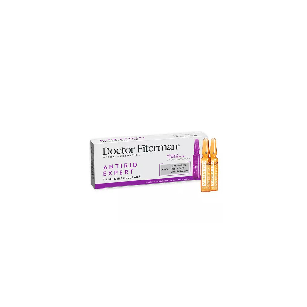 Fiterman Anti-Wrinkle Expert Treatment, 10 Ampoules X 2 Ml,