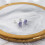 Philip Jones Jewellery Sterling Silver Provence Lavender Earrings Created with Zircondia Crystals 4