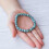 Philip Jones Jewellery Synthetic Turquoise Gemstone Charm Bracelet 5