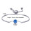Philip Jones Jewellery Dark Blue Crystal Bracelet Created with Zircondia Crystals 6