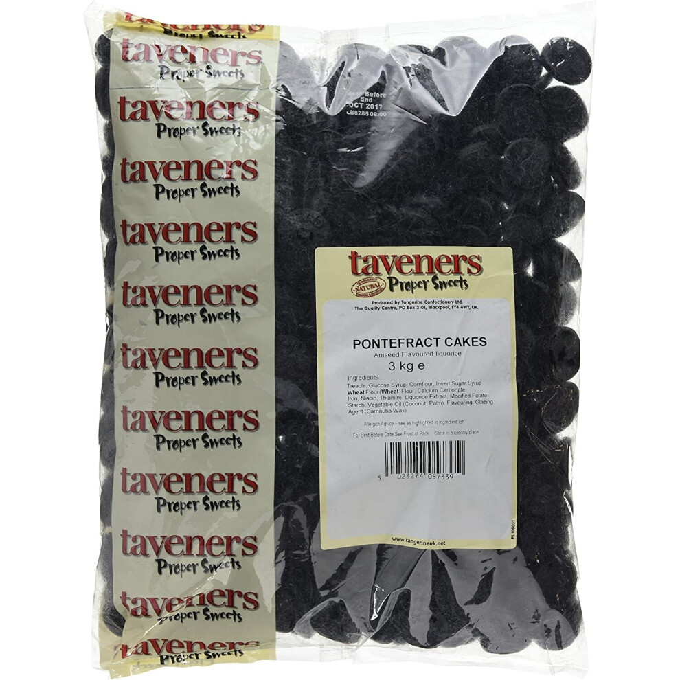 Taveners Pontefract Cakes 500gm