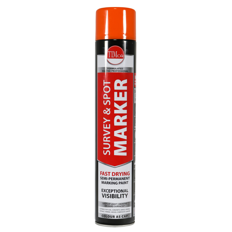 Timco Survey & Spot Marker Orange 750ml