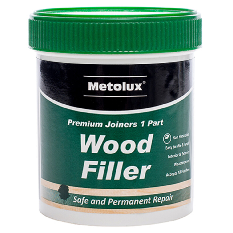 Metolux 1 Part Wood Filler Pine 250Ml Tin 5018567124829