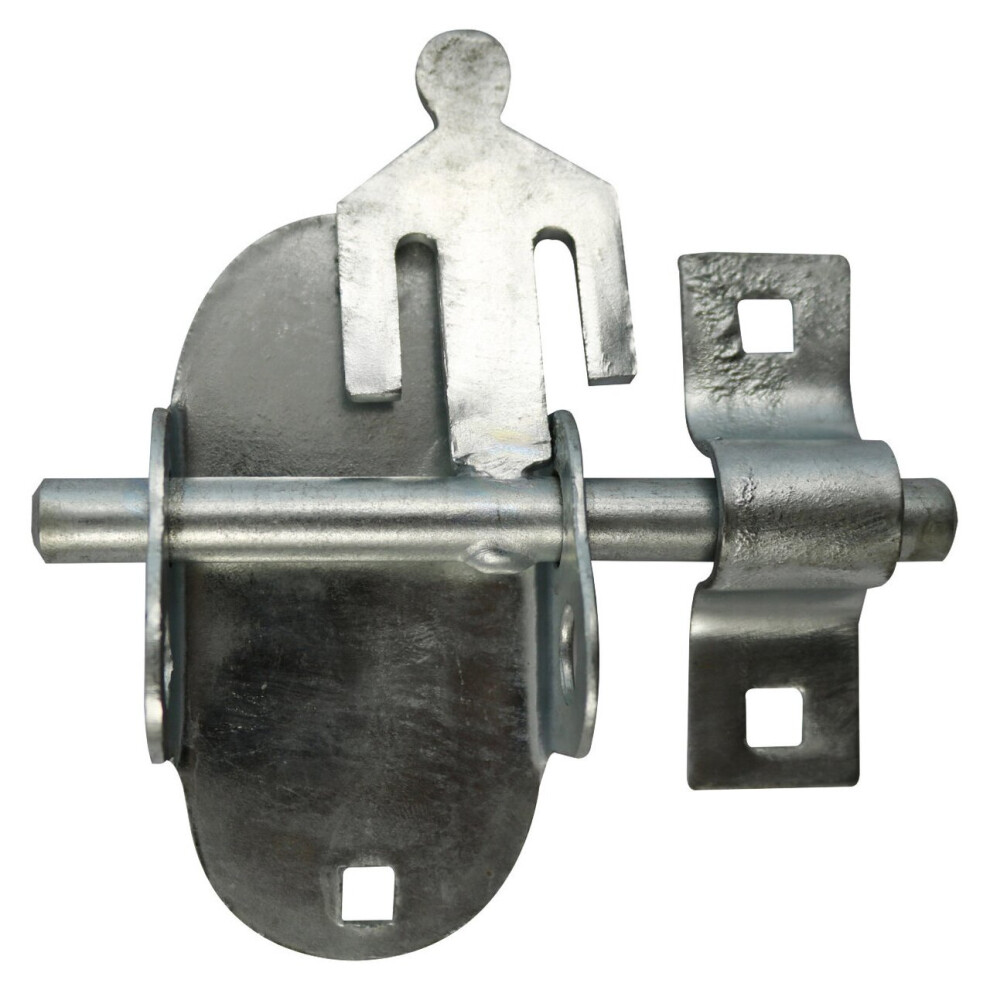 Taurus Oval Padbolt 100Mm (4") Galvanised - Pre-Packed (1 Pack) 5055893366493