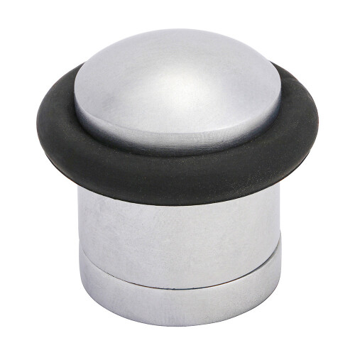 TIMco Timco Cylinder Door Stop Satin Chrome - 41mm (1 Pack Bag)