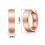 Philip Jones Jewellery Rose Gold Plated Huggie Earrings 6