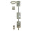 Taurus Heavy Locking Drop Down Bolt 450mm (18") Galvanised - Pre-Packed (1 Pack) 1
