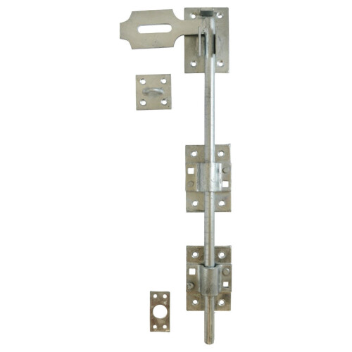Taurus Heavy Locking Drop Down Bolt 450mm (18") Galvanised - Pre-Packed (1 Pack)