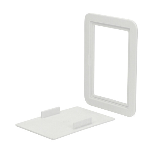 Timloc Hinged Plastic Access Panel (White) - 115 x 165mm